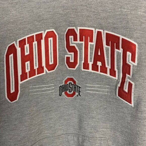 Ohio State Embroidered Champion Pullover Hoodie - Picture 3 of 10